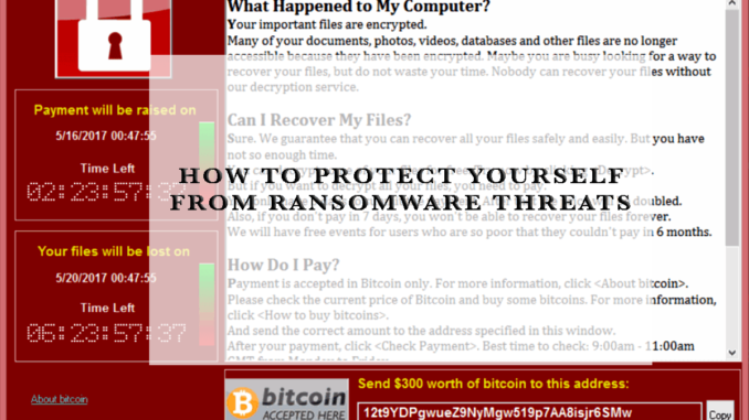 Protect Yourself From Cyber Threats