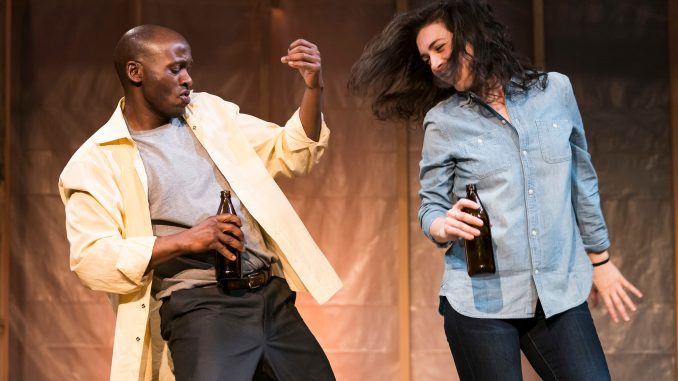 Urban Stages Death of a Driver by Will Snider stars SARAH BASKIN and PATRICK SSENJOVU Photos by Ben Hider (7)