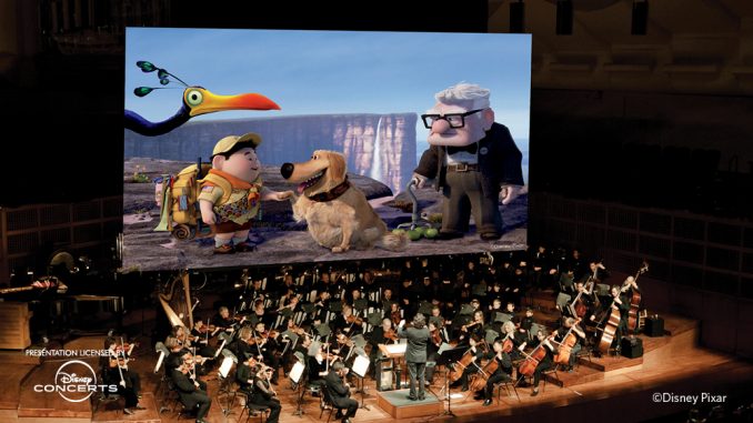 Up with orchestra